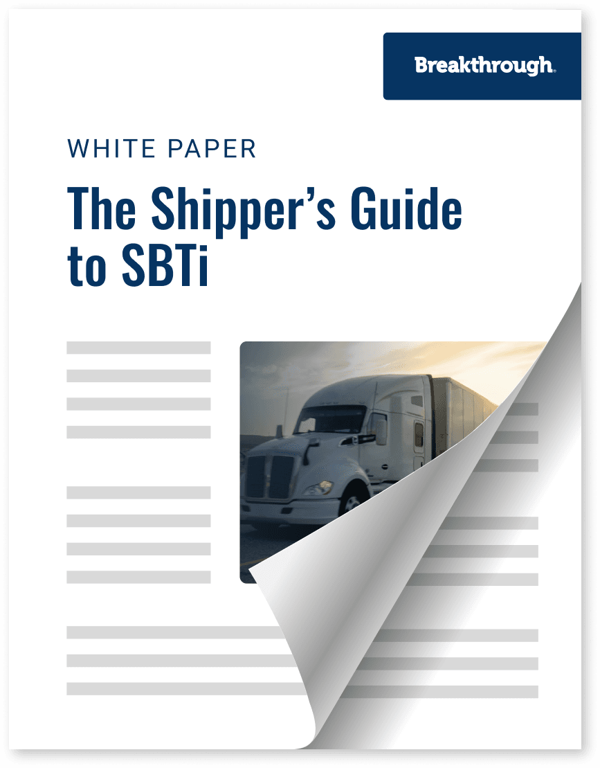 The Shippers' Guide to Science Based Targets | Breakthrough
